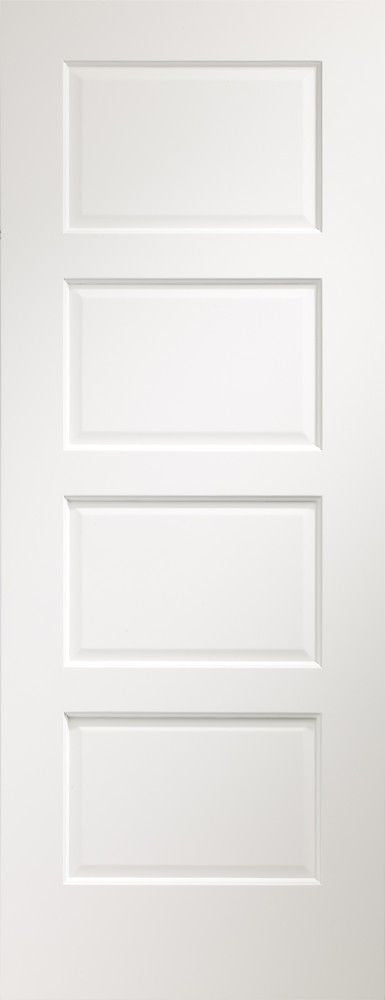 Internal White Pre-Finished Severo Panelled Fire Door