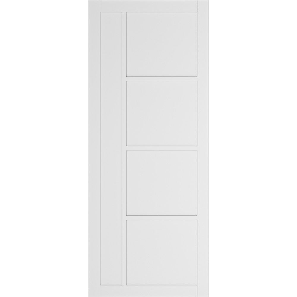 Deanta Internal White Primed Brixton Panel Door