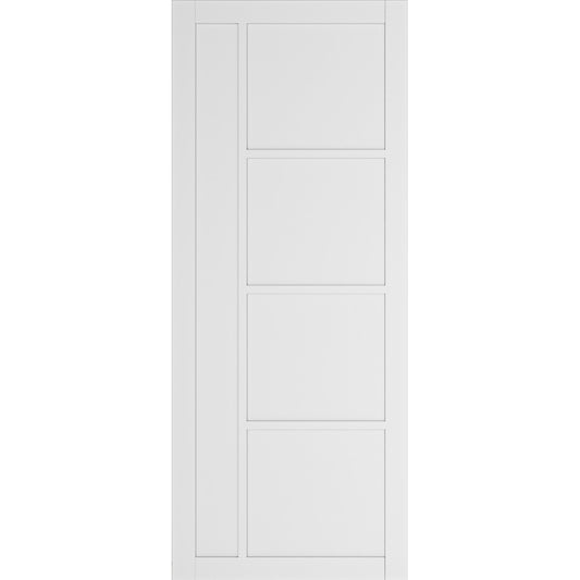 Deanta Internal White Primed Brixton Panel Door