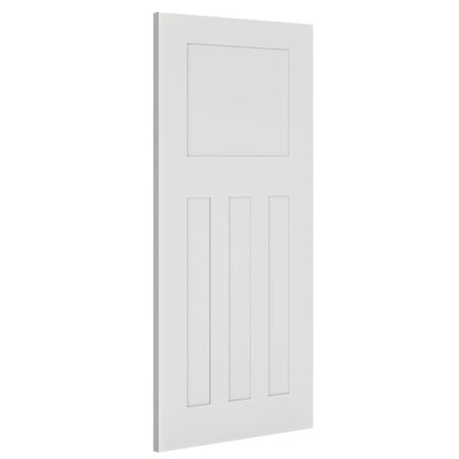 Deanta Internal White Primed Cambridge Fire Door 1930s Style