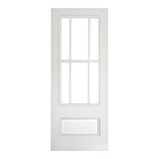 Deanta Internal White Primed Canterbury Clear Glazed Door