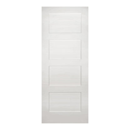 Deanta Internal White Primed Coventry Shaker Door Primed 4 Panel