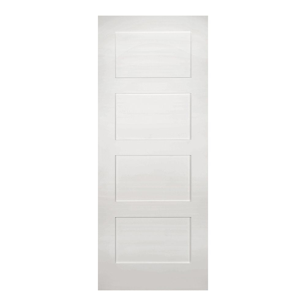 Deanta Internal White Primed Coventry Shaker Fire Door 4 Panel