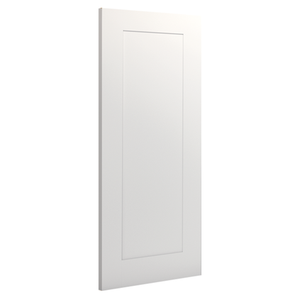 Deanta Internal White Primed Denver Shaker Door 1 Panel Pattern 10 Style