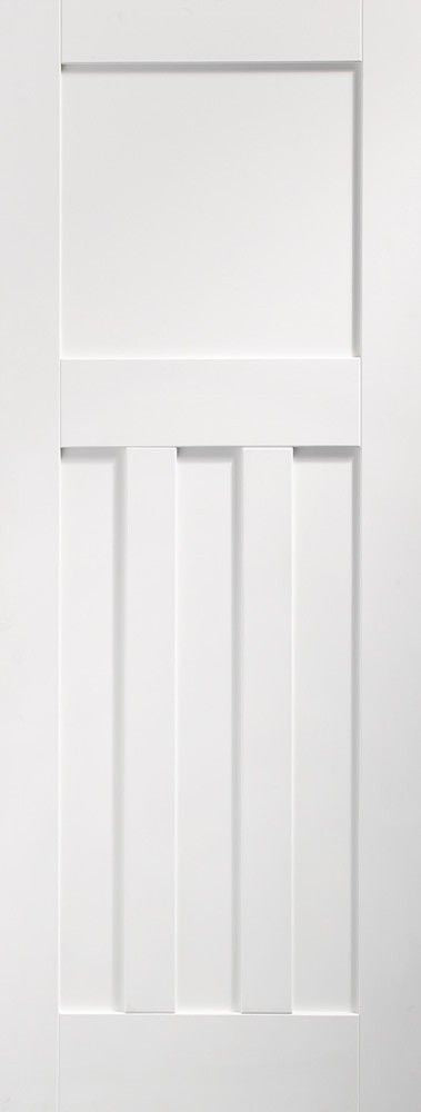 Internal White Primed DX Panelled Fire Door FD30