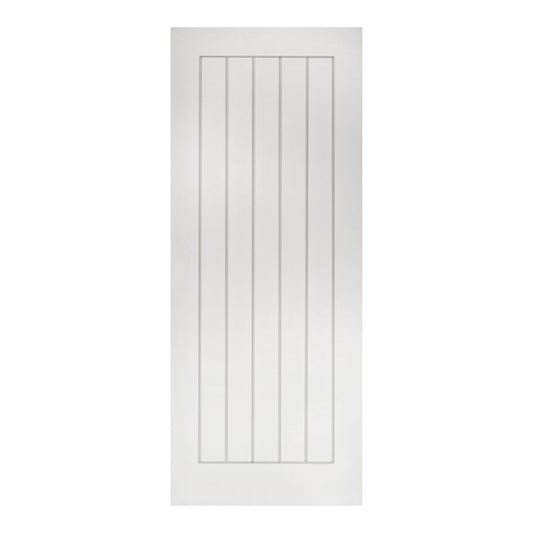 Deanta Internal White Primed Ely Panel Door