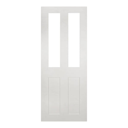 Deanta Internal White Primed Eton Clear Glazed Door 2P 2L