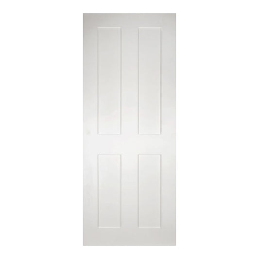 Deanta Internal White Primed Eton Door 4 Panel