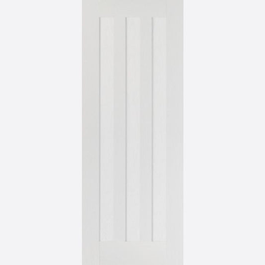 Internal White Primed Idaho 3 Panel Fire Rated Door FD30