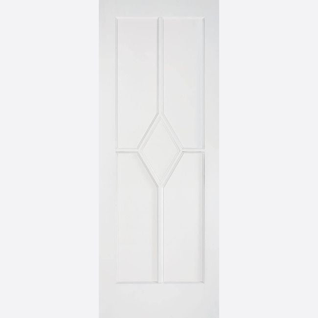 Internal White Primed Reims Half Hour Fire Rated Panelled Door