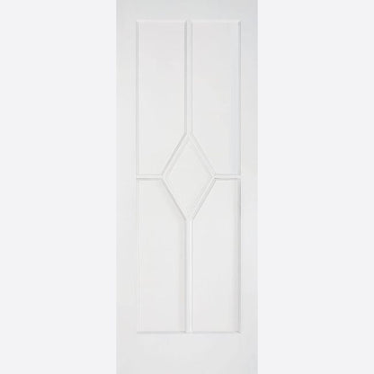 Internal White Primed Reims Half Hour Fire Rated Panelled Door