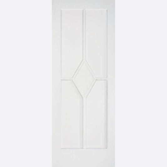 Internal White Primed Reims Half Hour Fire Rated Panelled Door