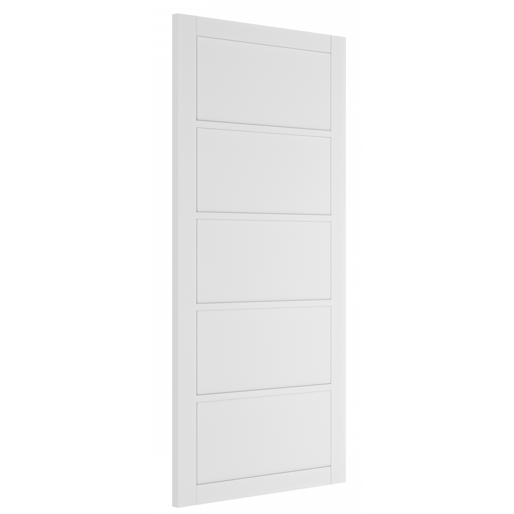 Deanta Internal White Primed Shoreditch Panel Door