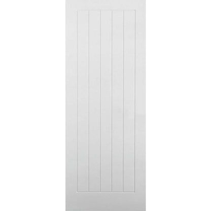 Internal White Primed Mexicano Cottage Door