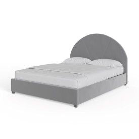 Eldon Side Lift Ottoman Bed 150cm Dome Bed Grey