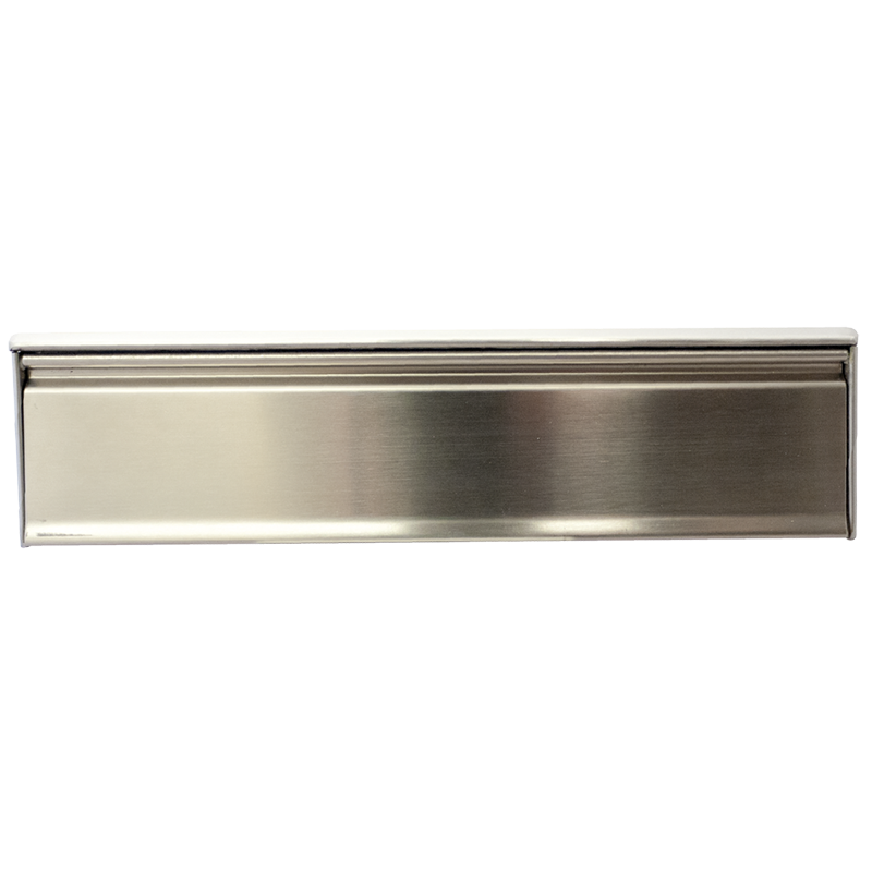 irecheck Letterplate - Satin Stainless Steel Frame and Flap