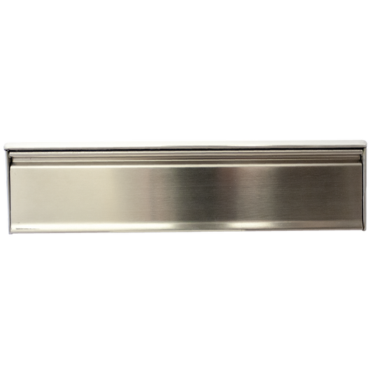 irecheck Letterplate - Satin Stainless Steel Frame and Flap