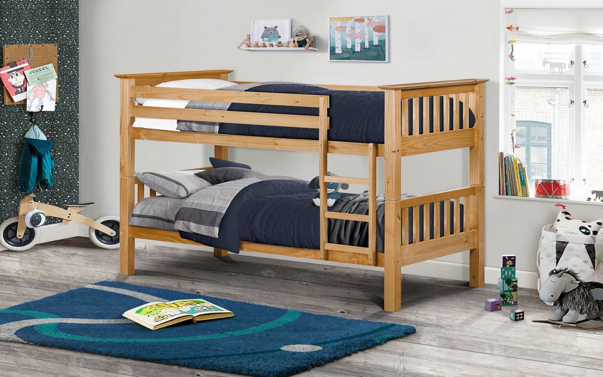 Julian Bowen Barcelona Bunk Bed Pine