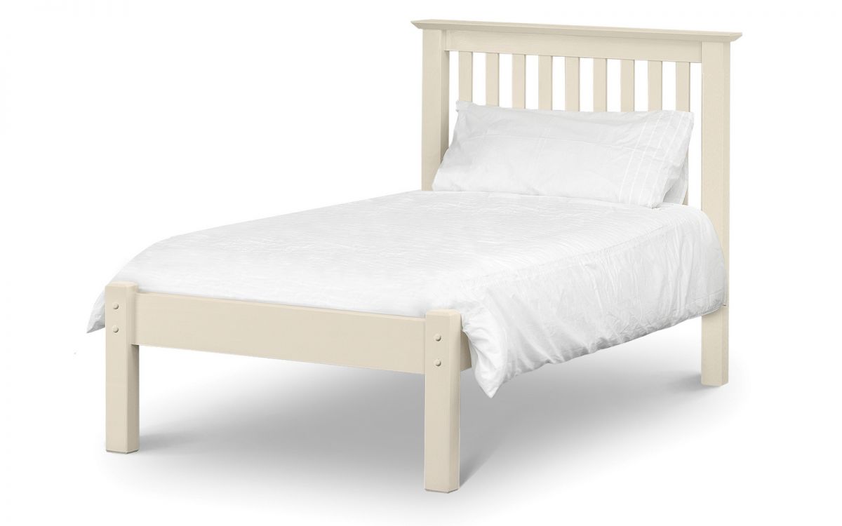 Julian Bowen Barcelona White Single Bed  Low Foot End