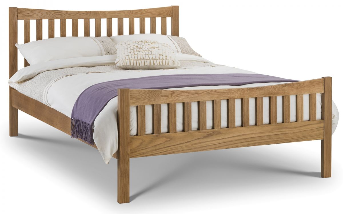 Julian Bowen Bergamo Oak KingSize Bed