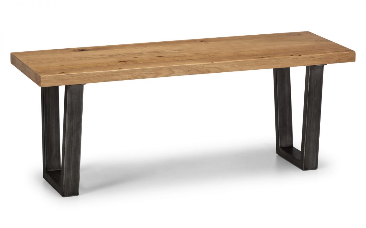 Julian Bowen Brooklyn Oak Dining Bench