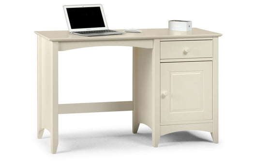 Julian Bowen Cameo Desk Stone White