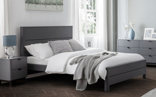 Julian Bowen Chloe Grey Double Bed