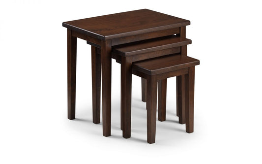 Julian Bowen Cleo Nest of Tables - Mahogany