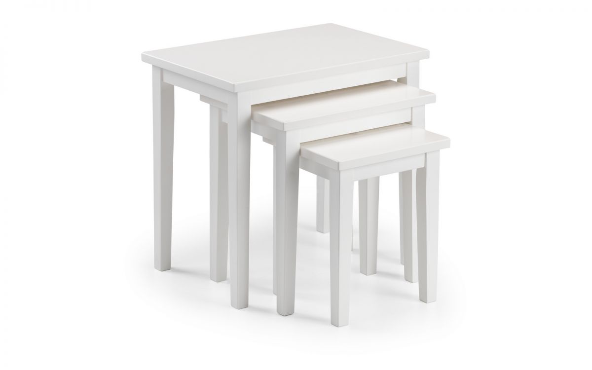 Julian Bowen Cleo Nest of Tables - White