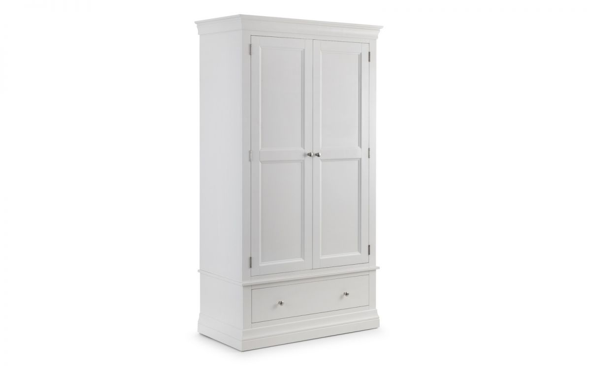 Julian Bowen Clermont 2 Door 1 Drawer Wardrobe