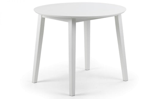 Julian Bowen Coast White Drop Leaf Dining Table