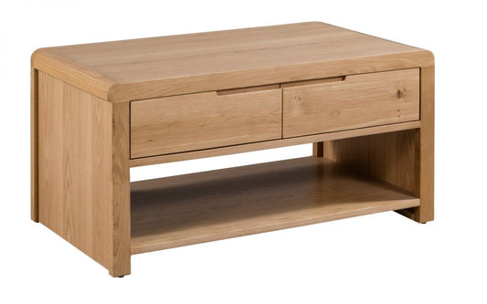 Julian Bowen Curve Oak Coffee Table