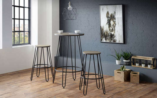 Julian Bowen Dalston Round Bar Stool