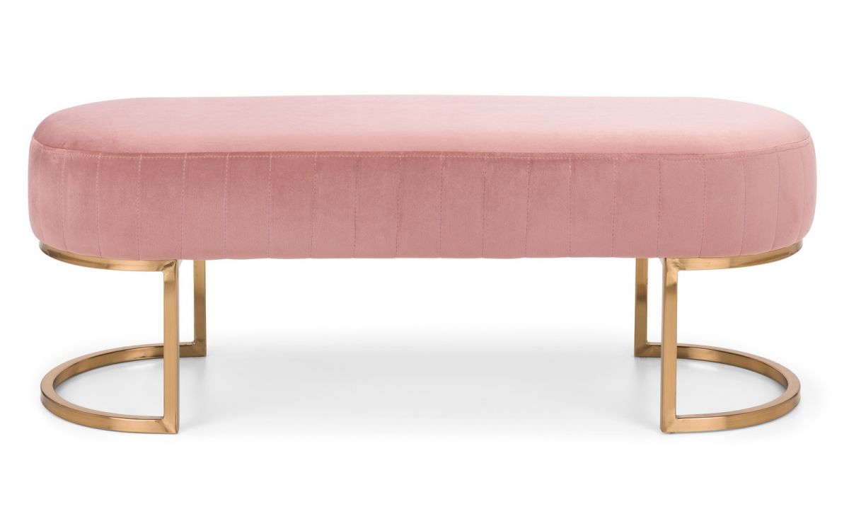 Julian Bowen Dusky Pink Harrogate Bench