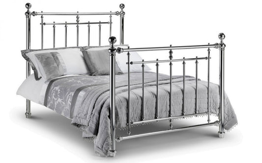 Julian Bowen Empress Chrome Double Bed