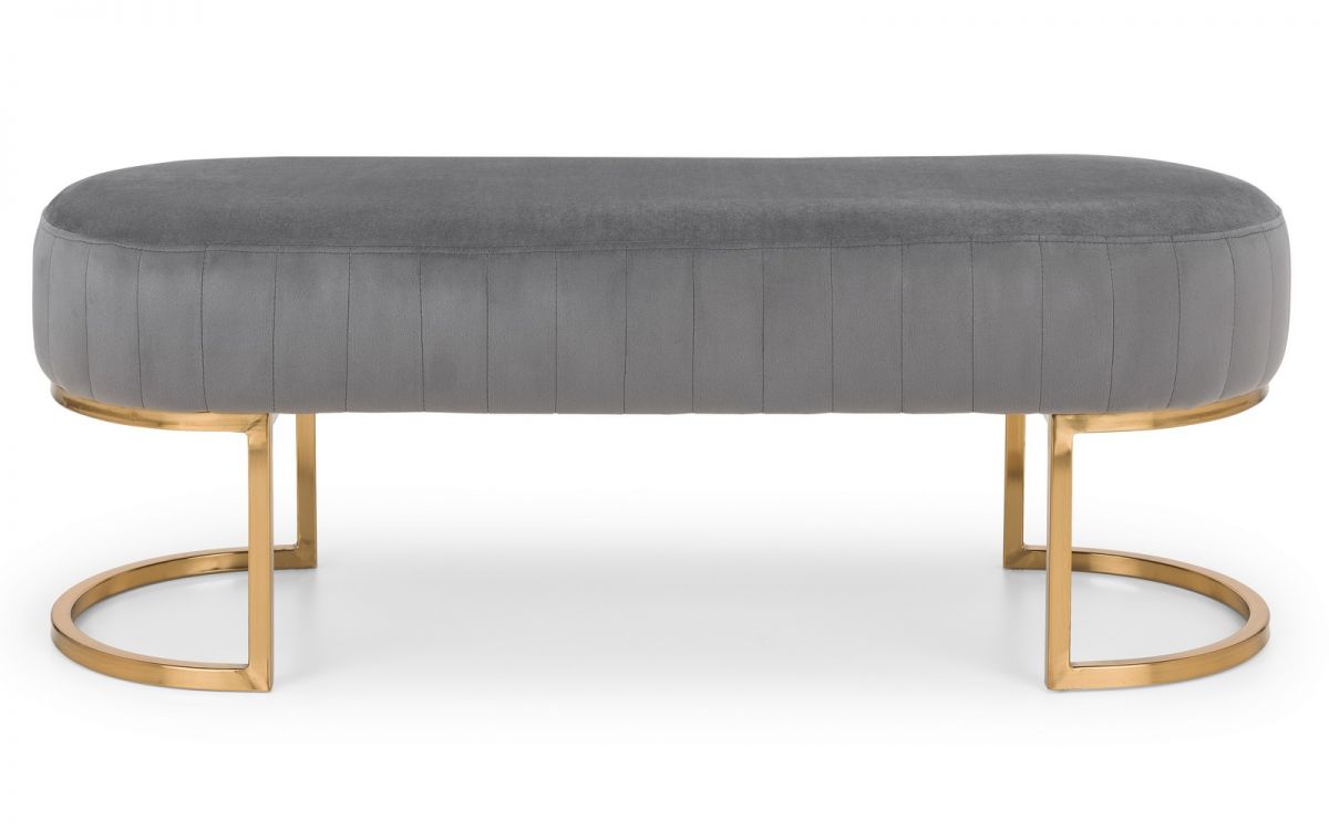 Julian Bowen Harrogate Bench - Grey