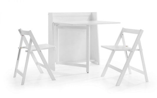 Julian Bowen Helsinki White Dining Set