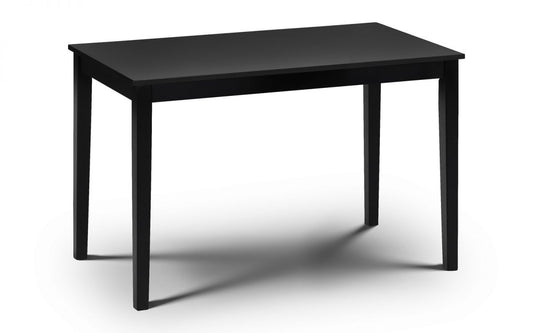 Julian Bowen Hudson Black Dining Table