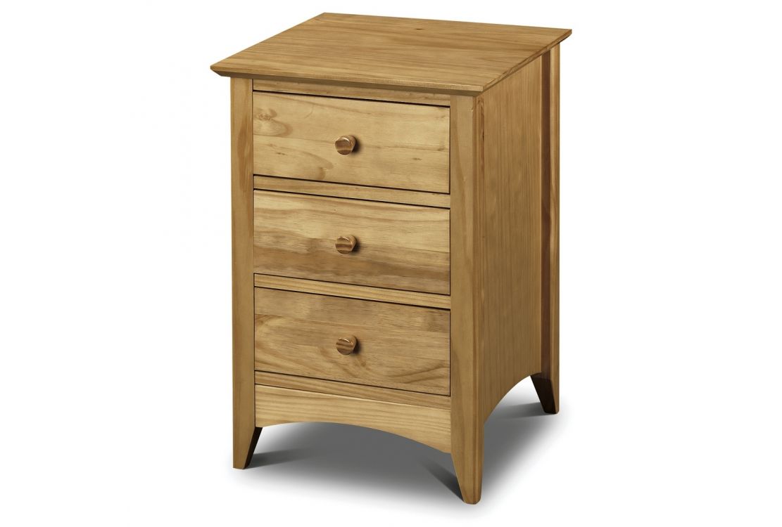 Julian Bowen Kendal 3 Drawer Bedside