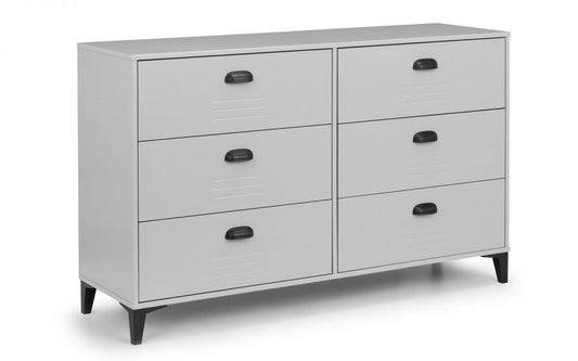 Julian Bowen Lakers Locker 6 Drawer Chest