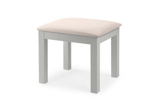 Julian Bowen Maine Dressing Stool - Dove Grey