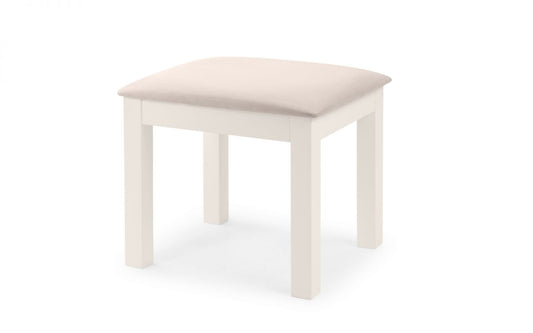 Julian Bowen Maine Dressing Stool - Surf White