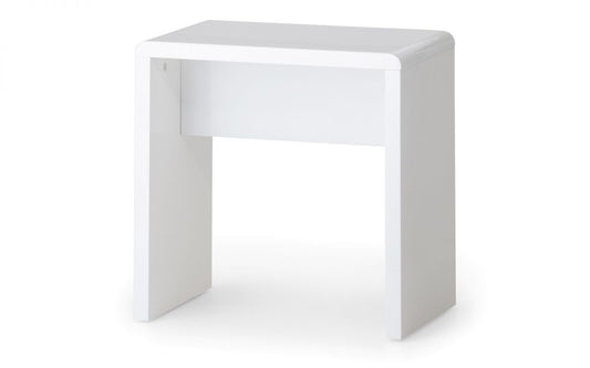 Julian Bowen Manhattan Dressing Stool - White