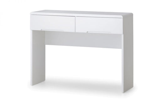 Julian Bowen Manhattan Dressing Table with 2 Drawers White