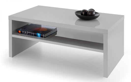 Julian Bowen Metro High Gloss Coffee Table Grey