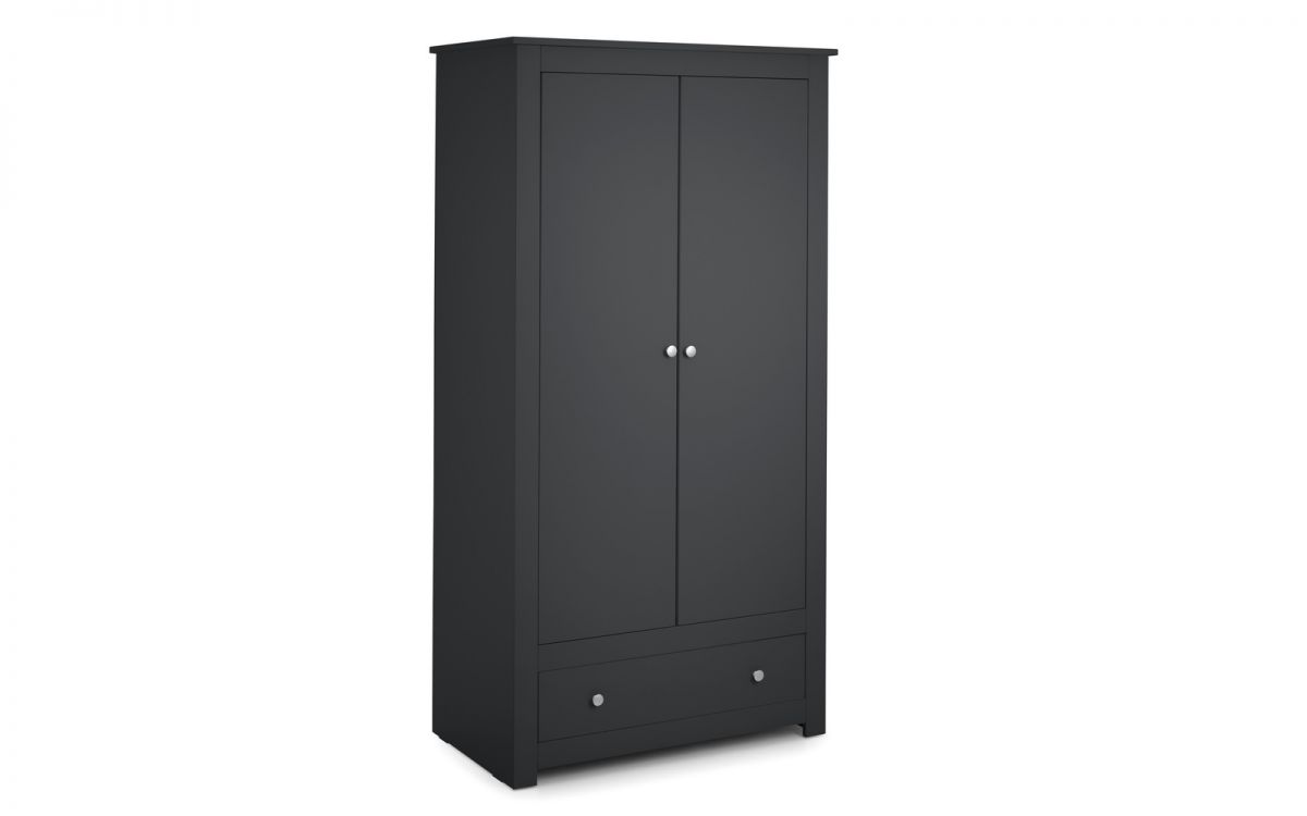 Julian Bowen Radley Wardrobe - Anthracite