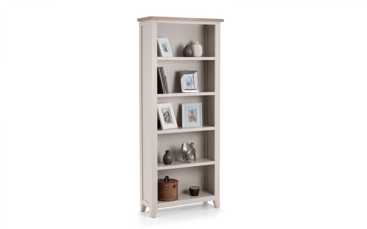 Julian Bowen Richmond Tall Bookcase - Elephant Grey