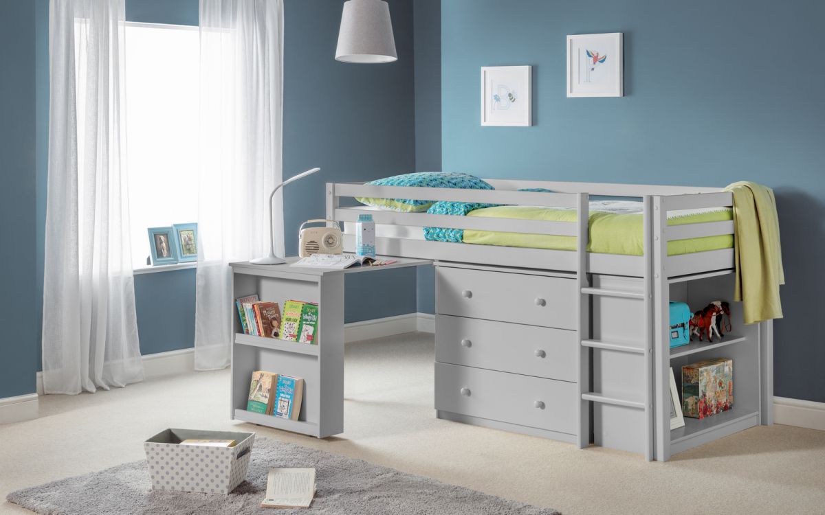 Julian Bowen Roxy Kids Sleepstation Bed Dove Grey