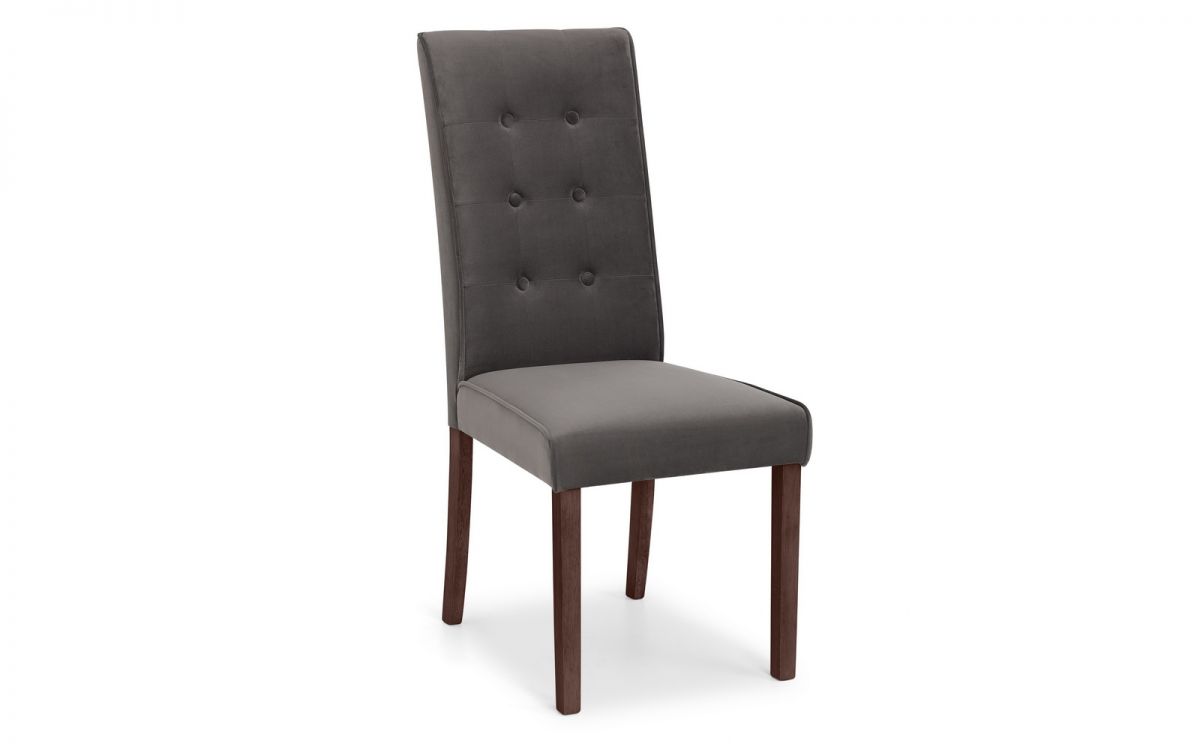 Julian Bowen Set of 2 Madrid Velvet Dining Chairs