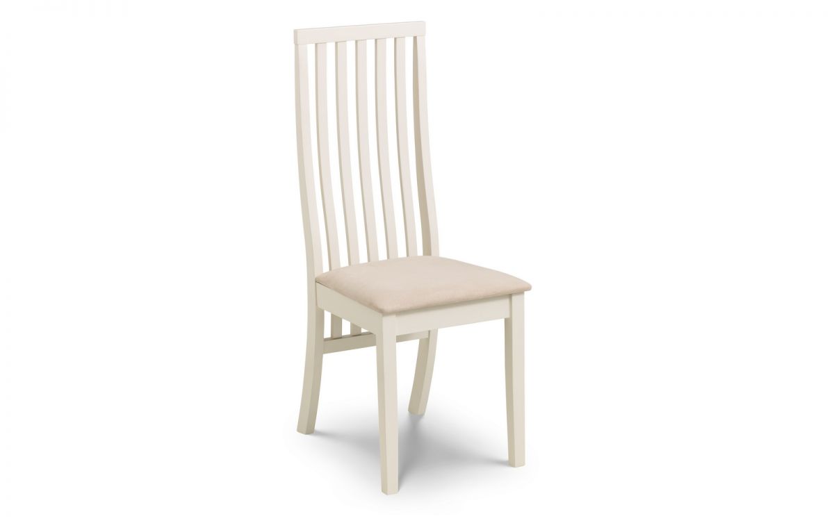 Julian Bowen Set Of 2 Vermont Ivory Dining Chairs